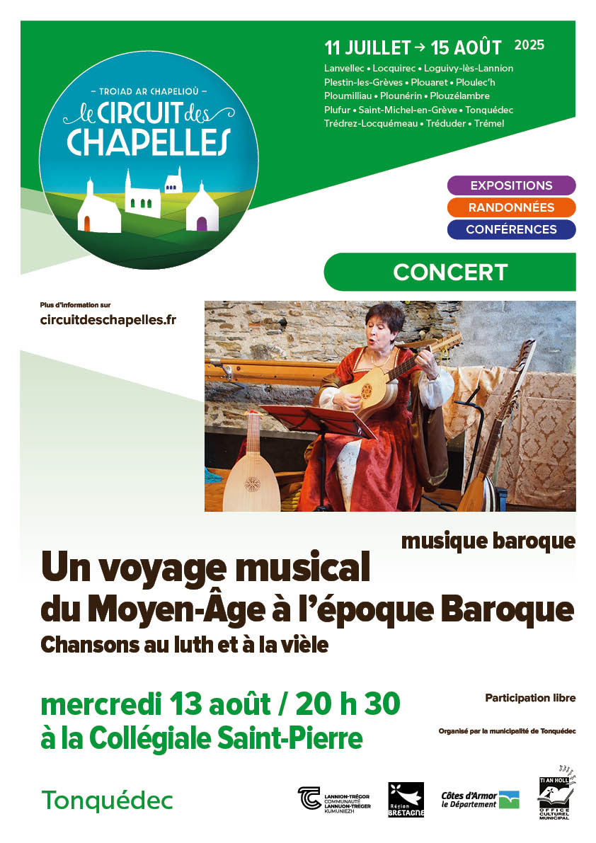 Affiche de Concert - Un voyage musical du Moyen-Âge à l'époque Baroque